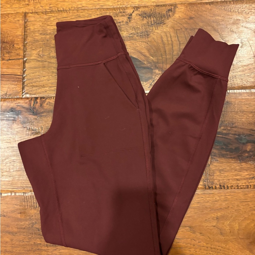 Women’s Maroon Lululemon Joggers 2